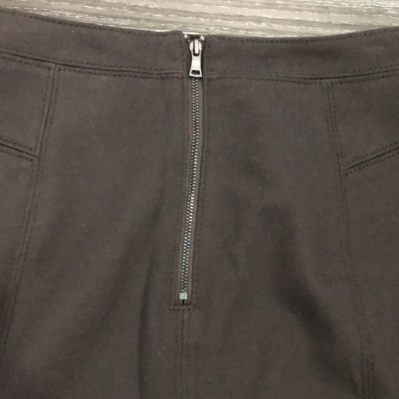 elie Tahari Dark Brown Structured Pencil Skirt, 4 - Picture 6 of 12